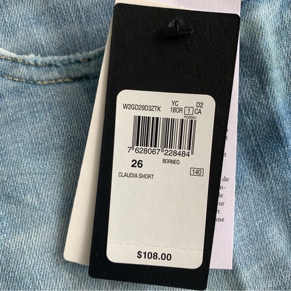NWT GUESS Claudia Shorts Size 26 - Picture 5 of 10